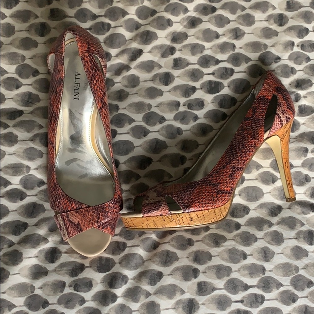 Snakeskin heels
